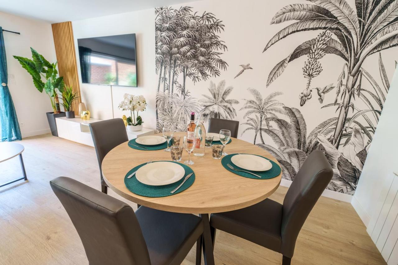 L'Escale Tropicale, Appartement Independant Avec Terrasse Privative سانت كونتان المظهر الخارجي الصورة