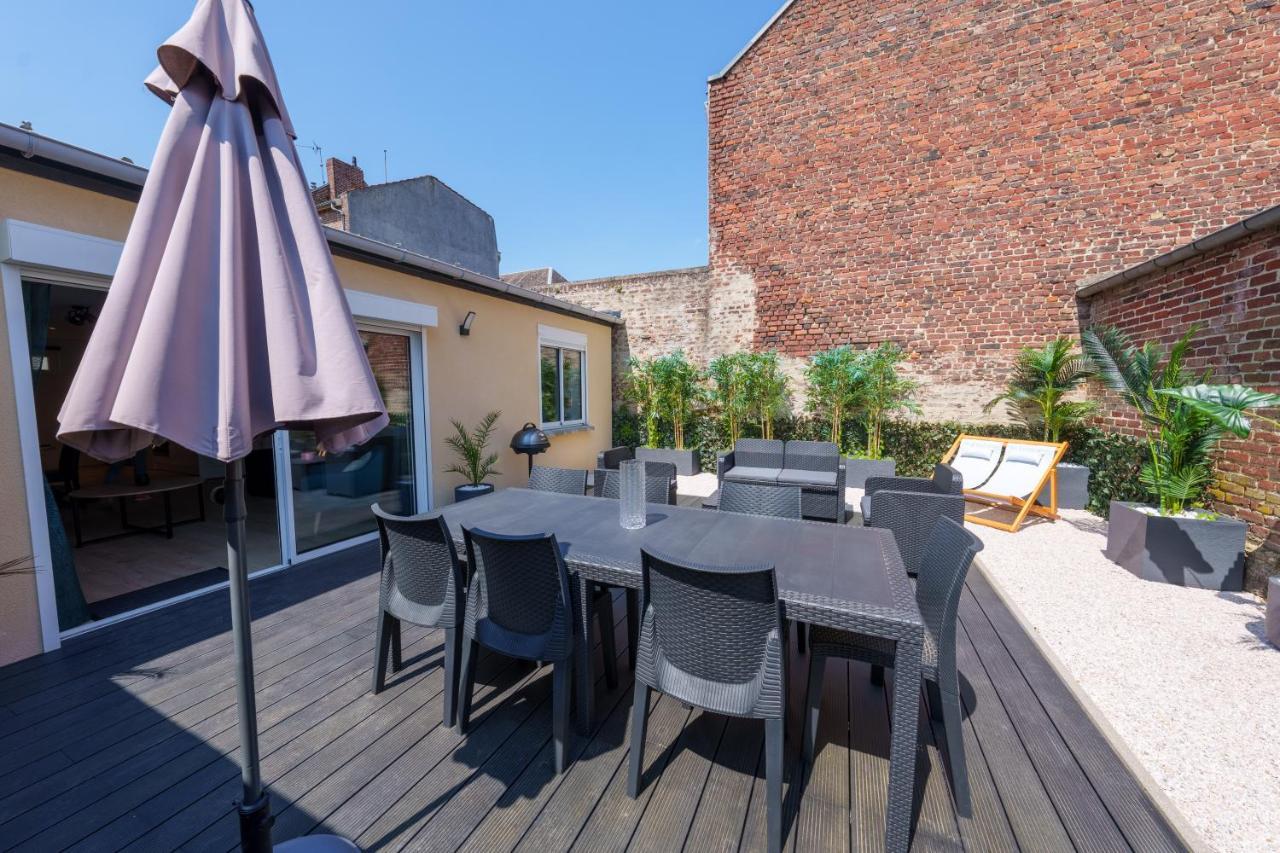 L'Escale Tropicale, Appartement Independant Avec Terrasse Privative سانت كونتان المظهر الخارجي الصورة