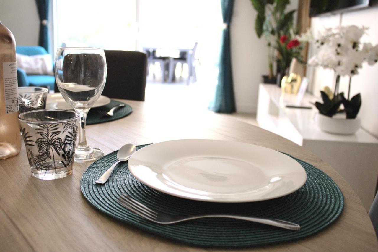 L'Escale Tropicale, Appartement Independant Avec Terrasse Privative سانت كونتان المظهر الخارجي الصورة