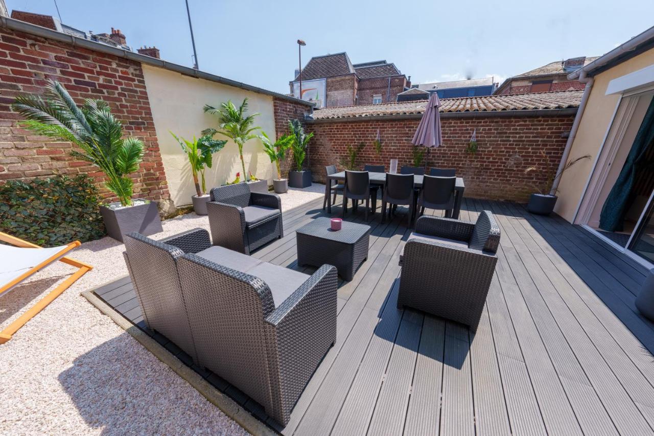 L'Escale Tropicale, Appartement Independant Avec Terrasse Privative سانت كونتان المظهر الخارجي الصورة