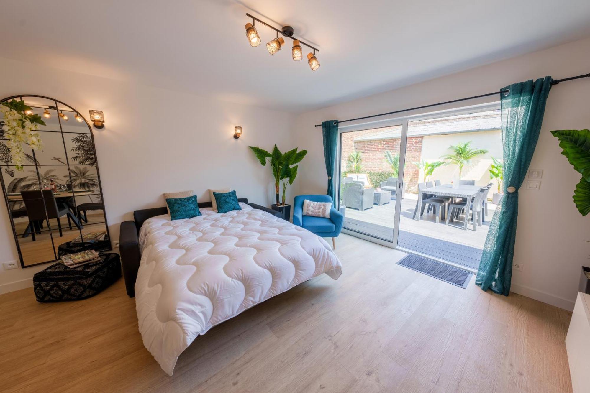 L'Escale Tropicale, Appartement Independant Avec Terrasse Privative سانت كونتان المظهر الخارجي الصورة